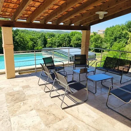 De Lacrouzette Avec Piscine Chauffee Et Bain Balneo Proche D'albi בית נופש
