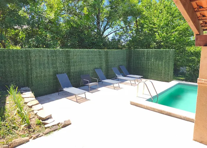 De Lacrouzette Avec Piscine Chauffee Et Bain Balneo Proche D'albi Saint-Benoit-de-Carmaux